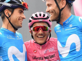 Mikel Landa - Richard Carapaz - Giro de Italia 2019 (Movistar Team) - Escarabajos Colombianos