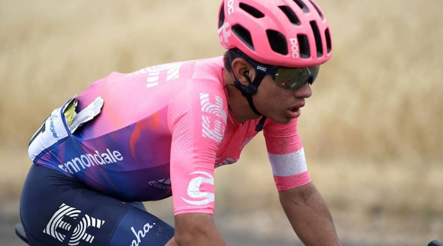 Sergio Higuita ocupÃ³ el segundo lugar en el Tour de California.  / EFE