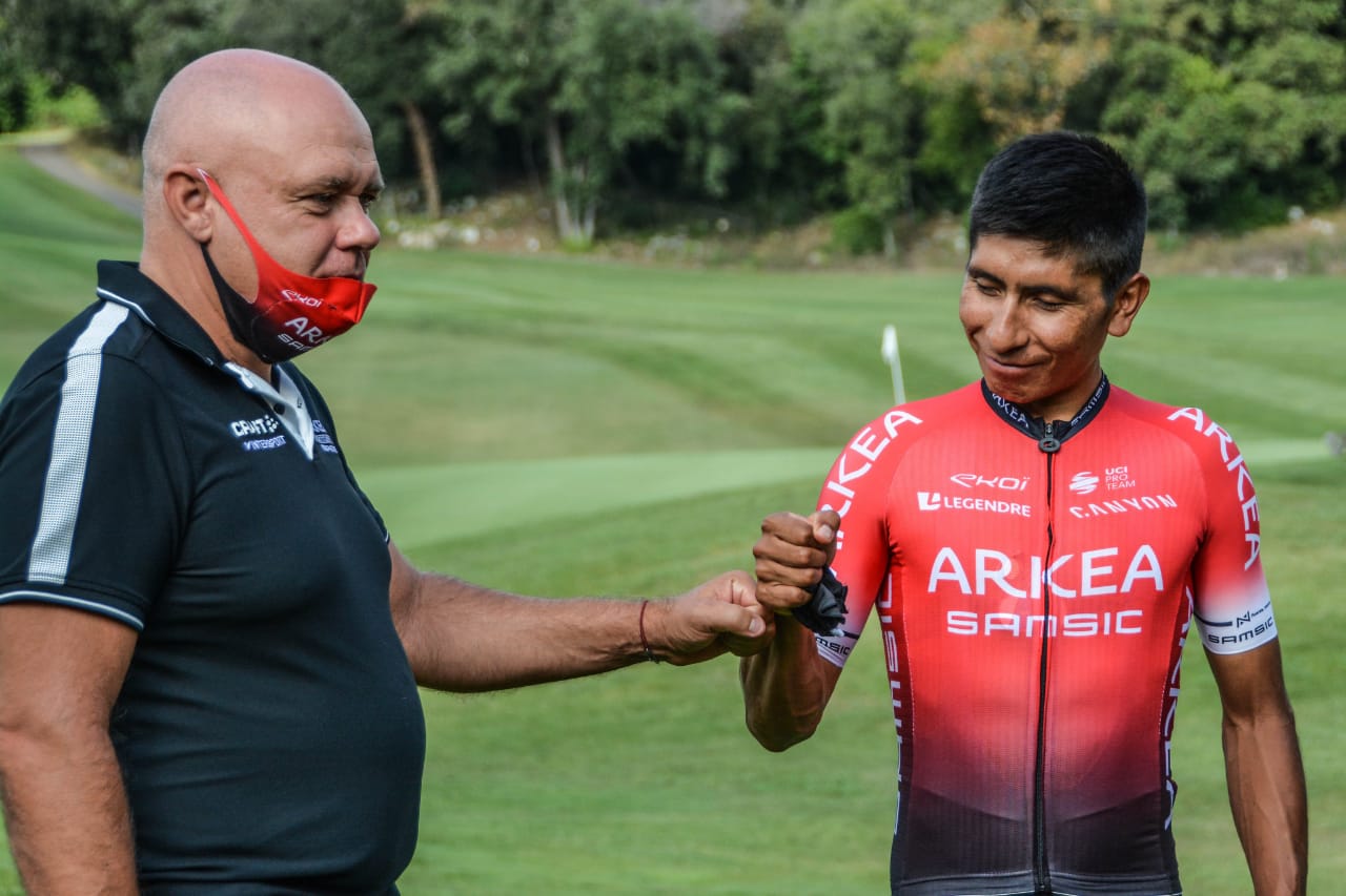 Nairo Quintana habla Tour de Francia 2020 etapa 1-Ph: Arkea Samsic- www.ciclismocolombiano.com