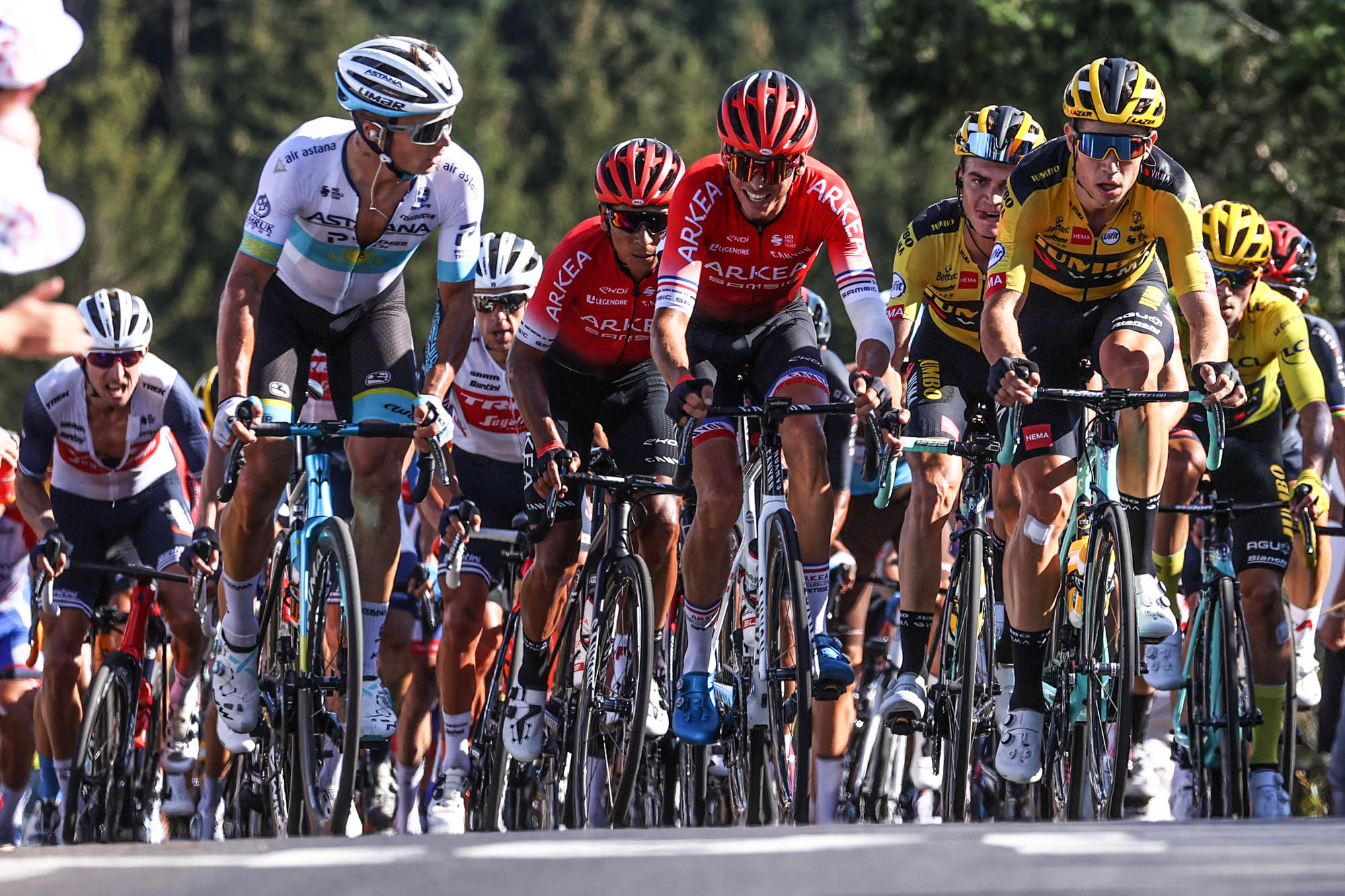 Arke Samsic Nairo Quintana agradecimiento Warren Barguil Tour e Francia 2020