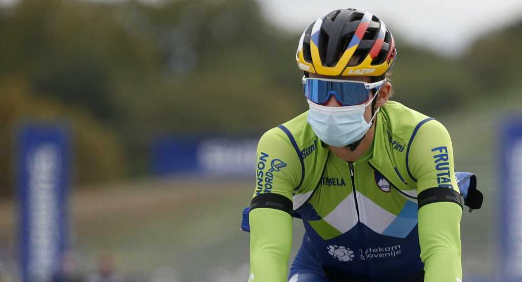 Primoz Roglic polémica ayuda Imola 2020 Ph Twitter Jumbo Visma