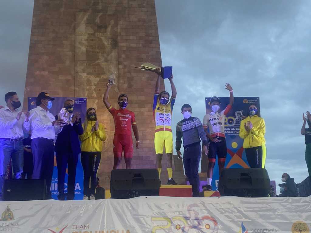Vuelta a Ecuador 2020 podio Richard Carapaz
