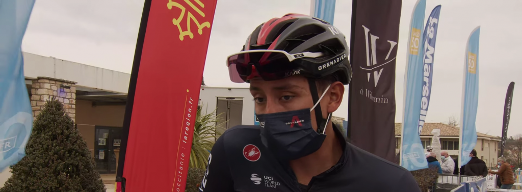 Egan Bernal fogonazo entrenamiento 2021