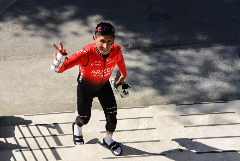 Nairo entrenamiento Tour de los Alpes 2021