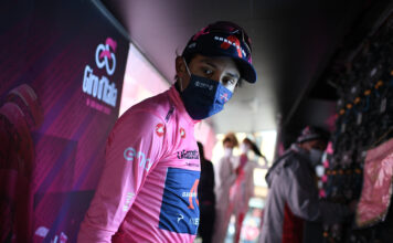 Egan Bernal en el Tour de Francia 2026 tras etapa 10 Egan Bernal tras el podio Giro