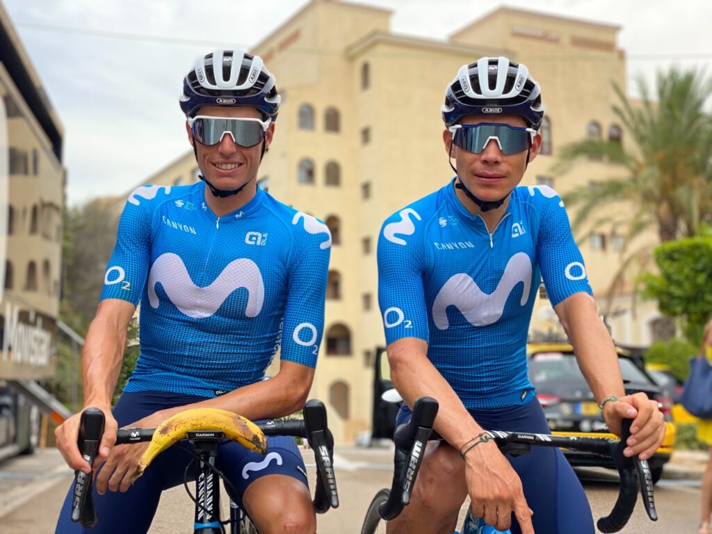 Enric Mas y Miguel Ángel López en La Vielta
