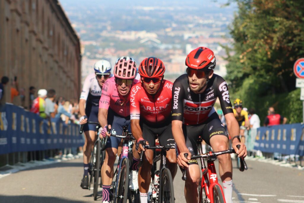 Nairo con Urán en el Giro de EMilia