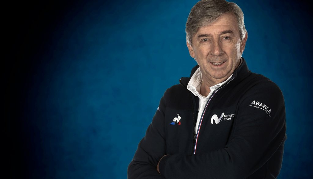 Eusebio Unzué Movistar cruzado de brazos