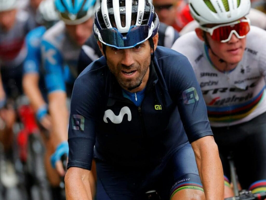 Alejandro Valverde en carrera
