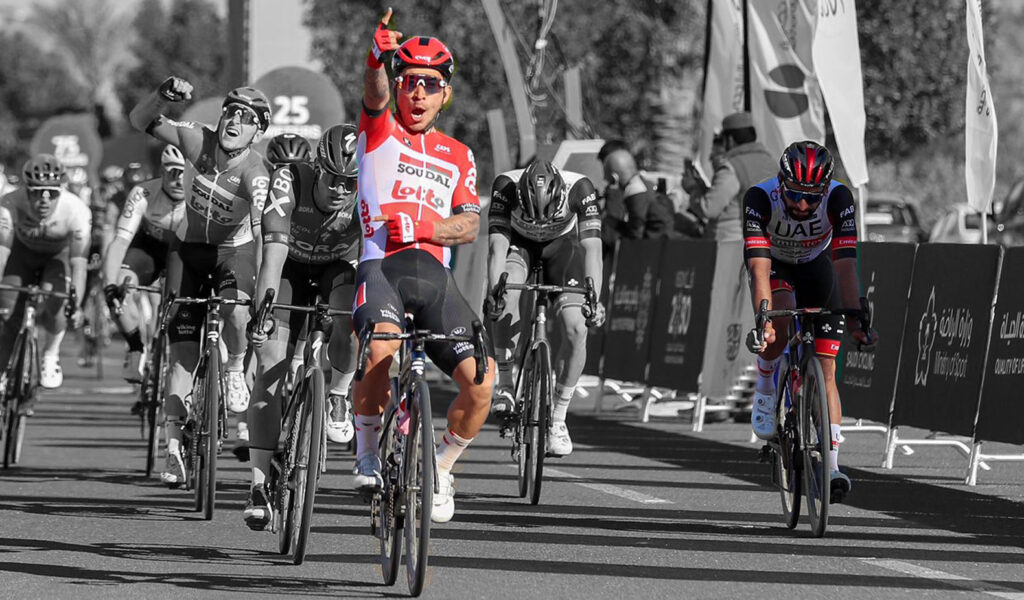 Caleb Ewan descifra las claves de su victoria ante Gaviria en el Tour de Arabia Saudita 2022