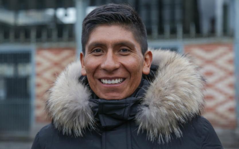Nairo Quintana sonriendo