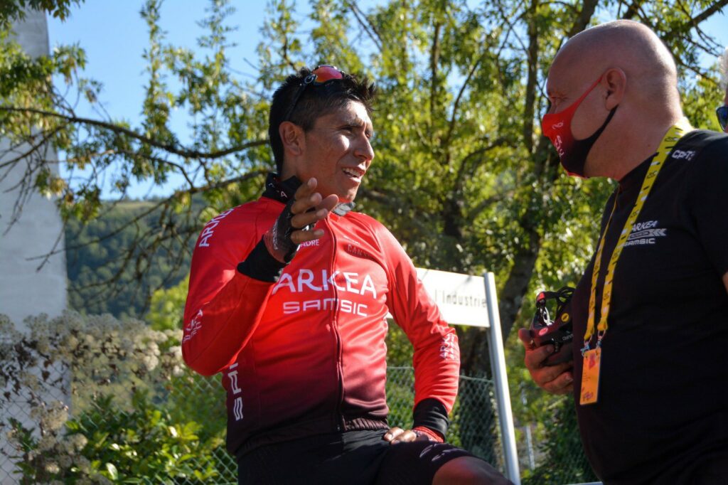 Nairo Quintana hablando