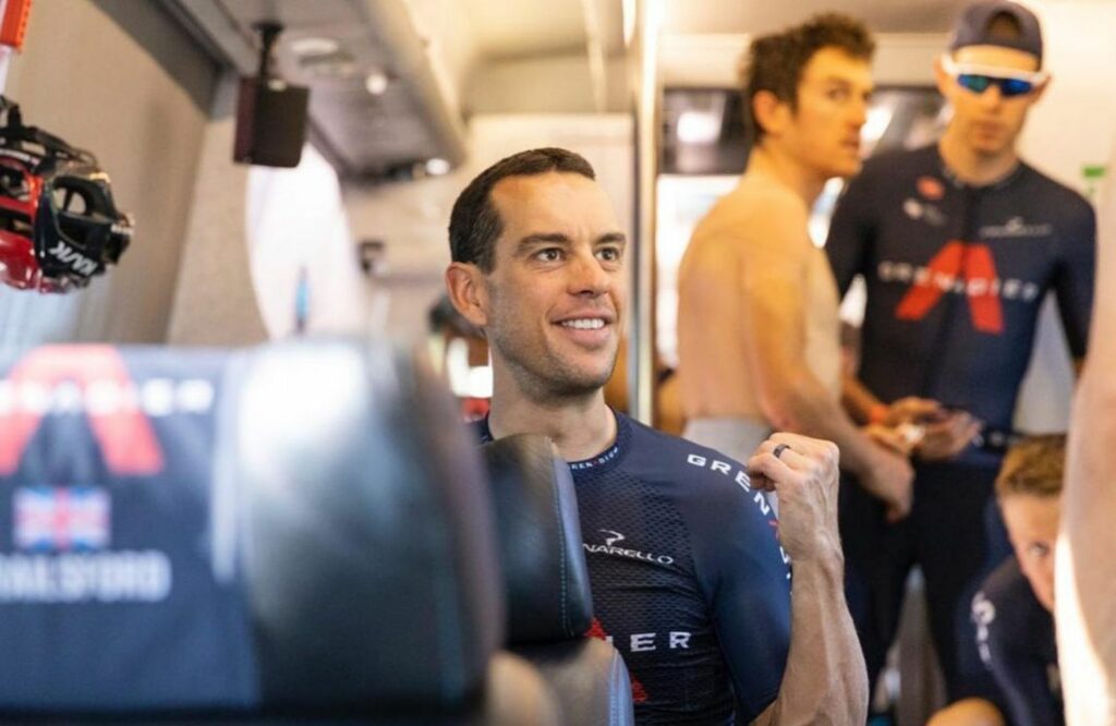 Richie Porte sonriente