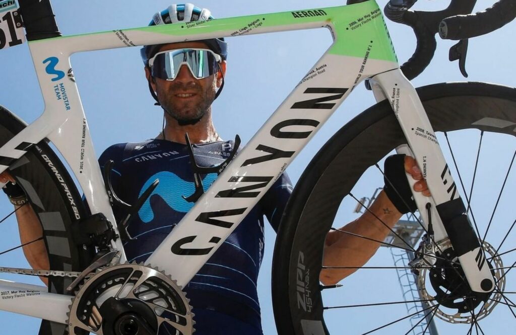 Alejandro Valverde en el Giro