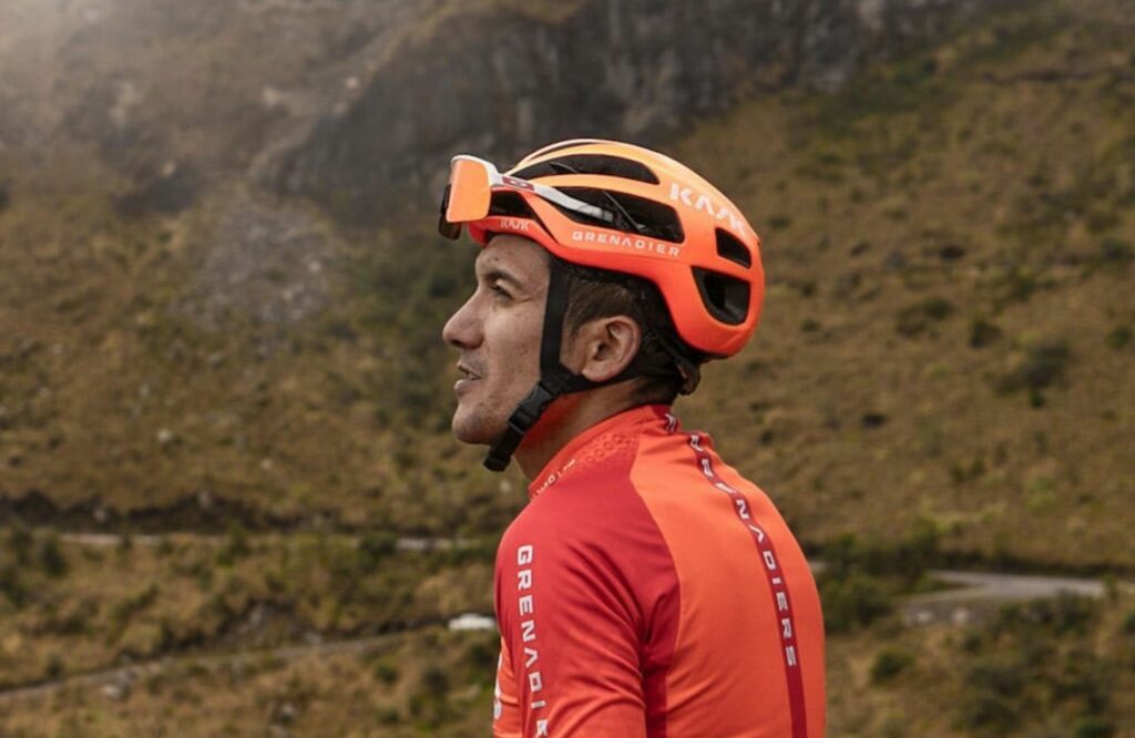 Richard Carapaz pensativo