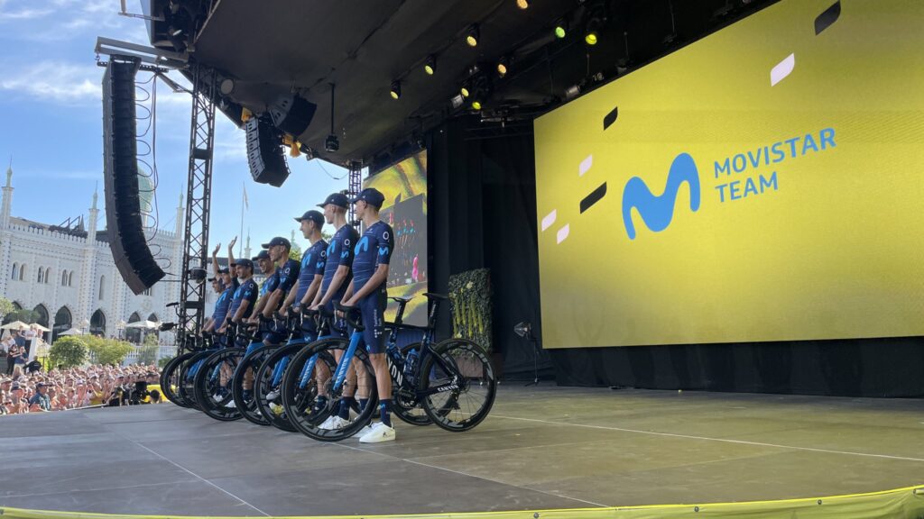 Enric Mas y Movistar en Dinamarca