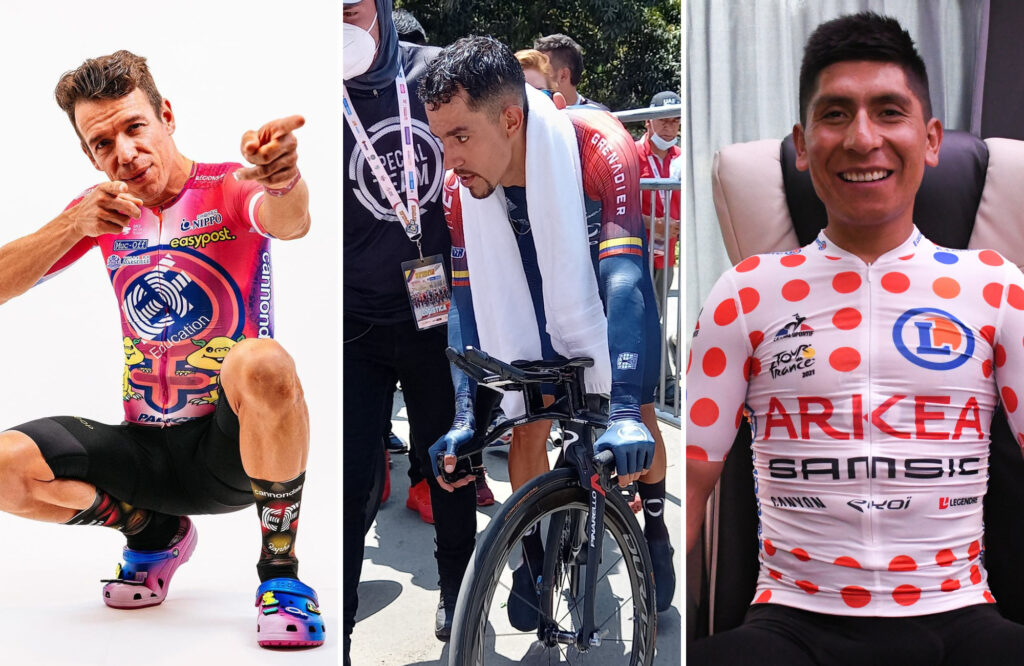 Urán Martínez y Nairo en un collage