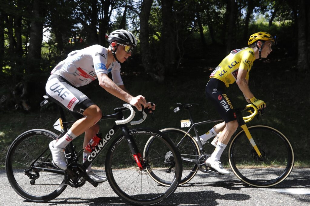 Pogacar y Vingegaard en batalla