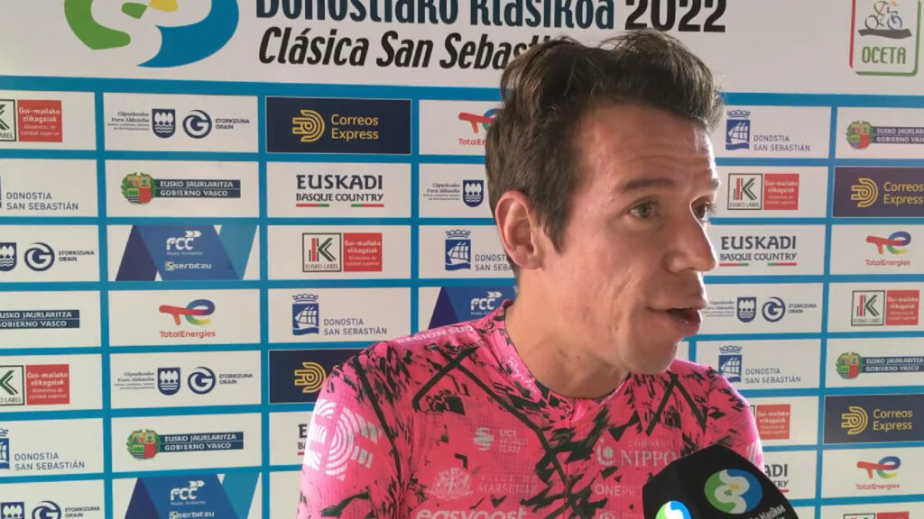 Rigoberto Urán en entrevista en San Sebastián