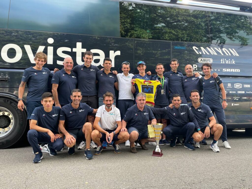 Equipo Movistar en lIMOUSIN