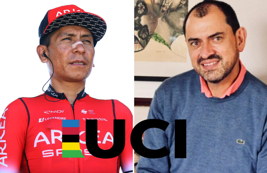 Nairo Quintana UCI con Andrés Charria