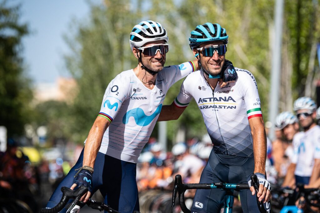 Alejandro Valverde y Vincenzo Nibali
