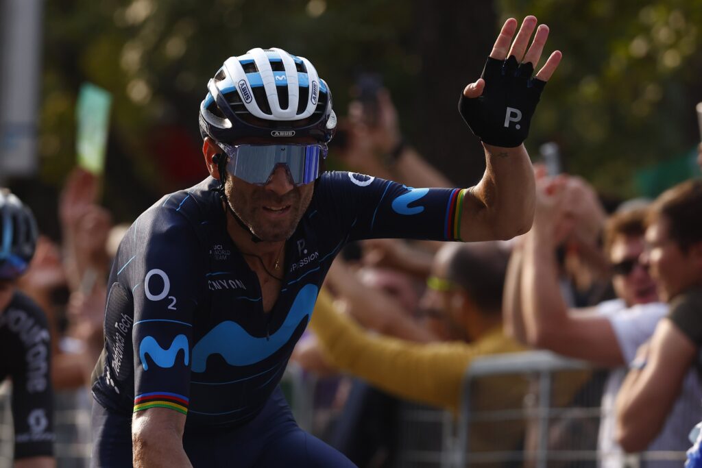 Valverde en su última carrera