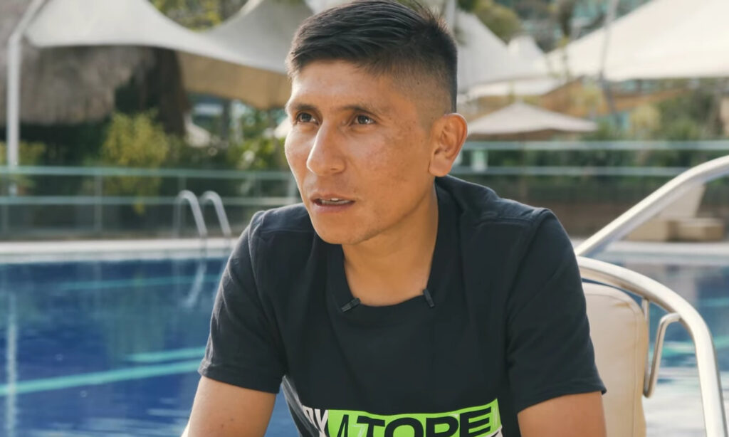 Nairo Quintana hablando