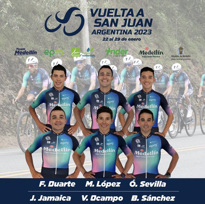 Line Up Team Medellín San Juan 2023