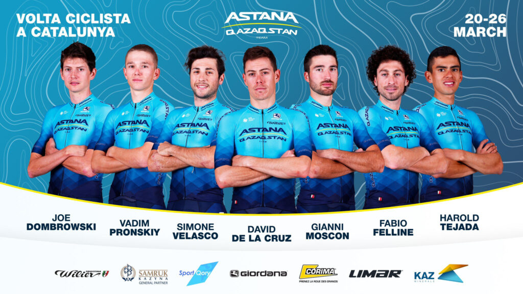 Line Up Astana Cataluña 2023
