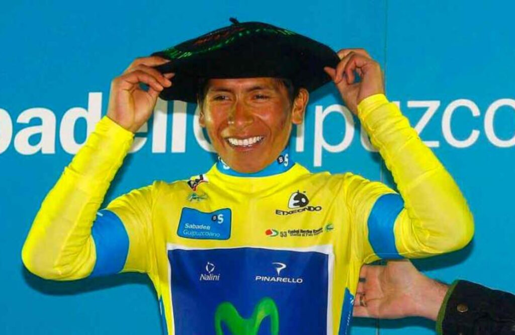 Nairo en podio del País Vasco