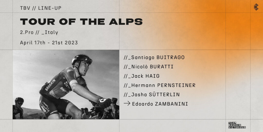 Bahrain Victorious Alpes Line Up 2023