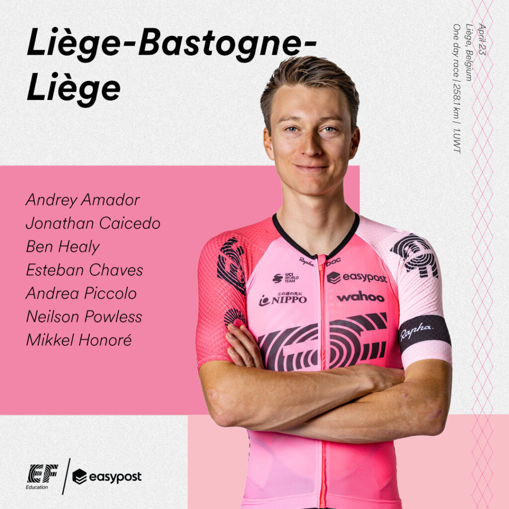 line up EF Lieja 2023