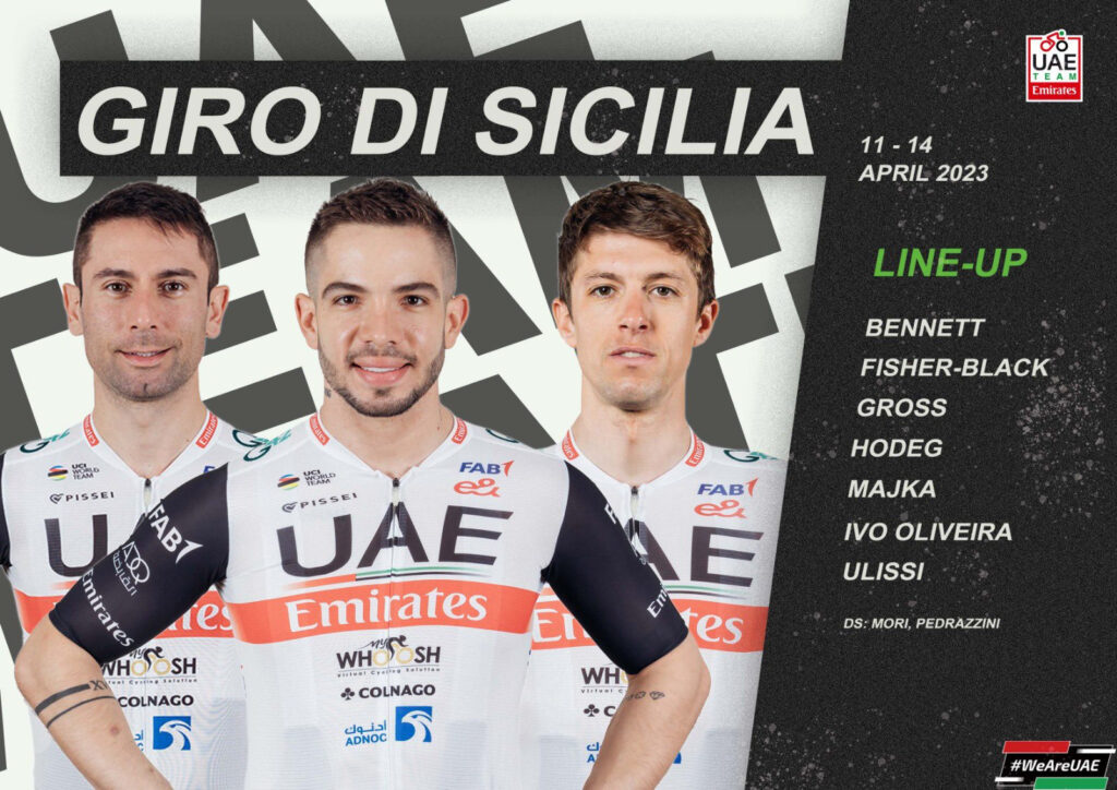 Giro di Sicilia UAE Hodeg Line up 2023