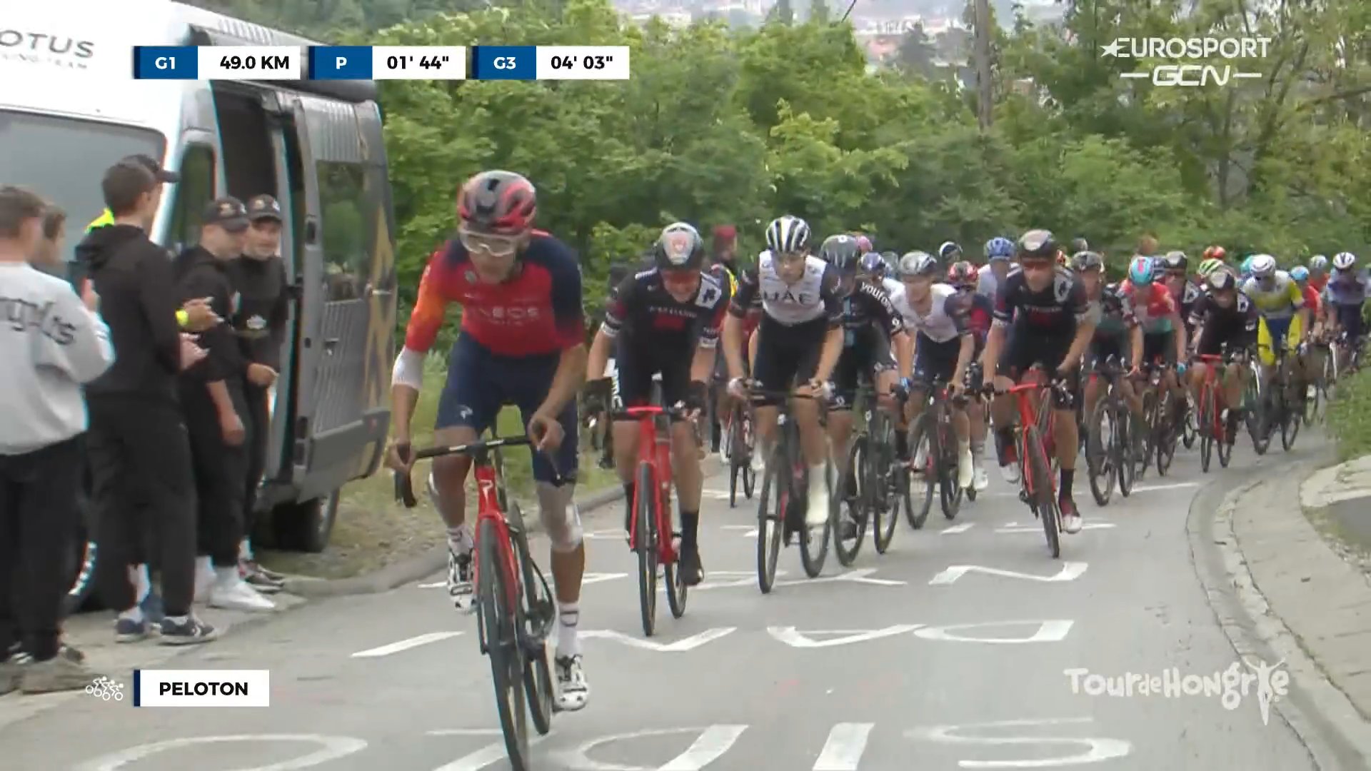 VIDEO Egan Bernal manda un arranconazo en la etapa 3 del Tour de