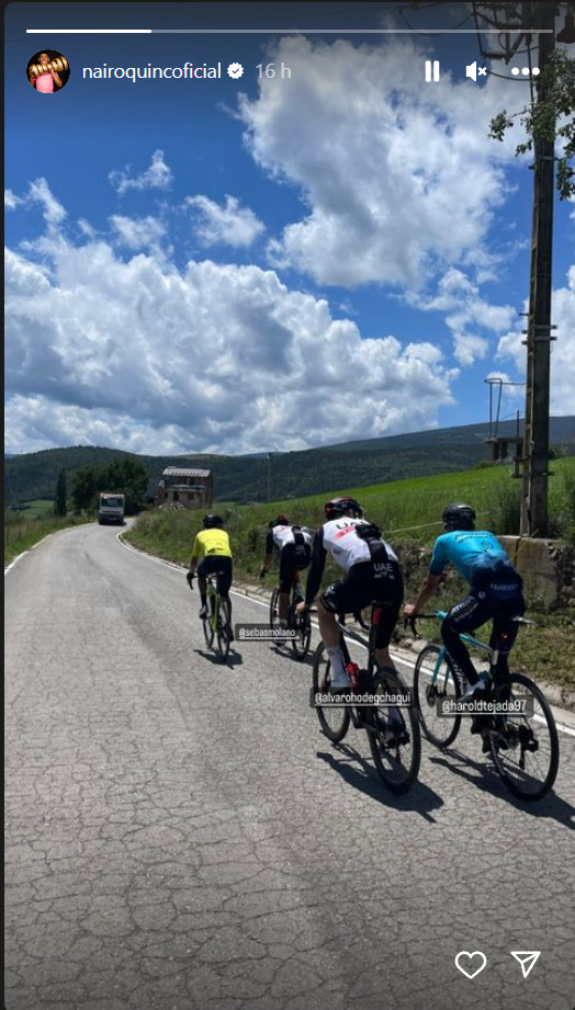 Nairo Quintana con Hodeg y Tejada