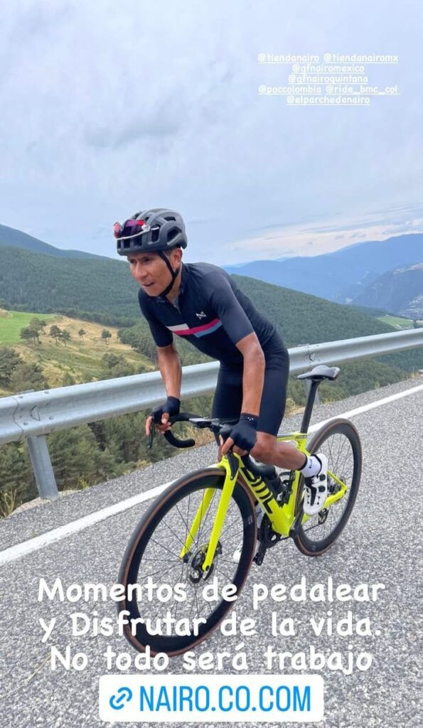 Mensaje curioso de Nairo 