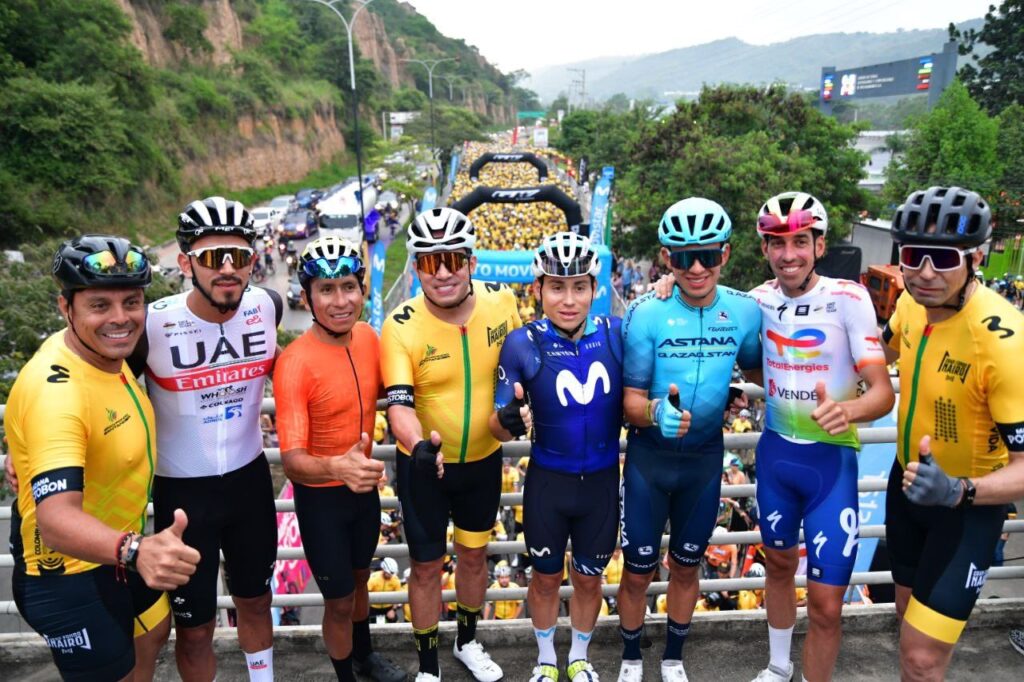 Nairo con sus invitados