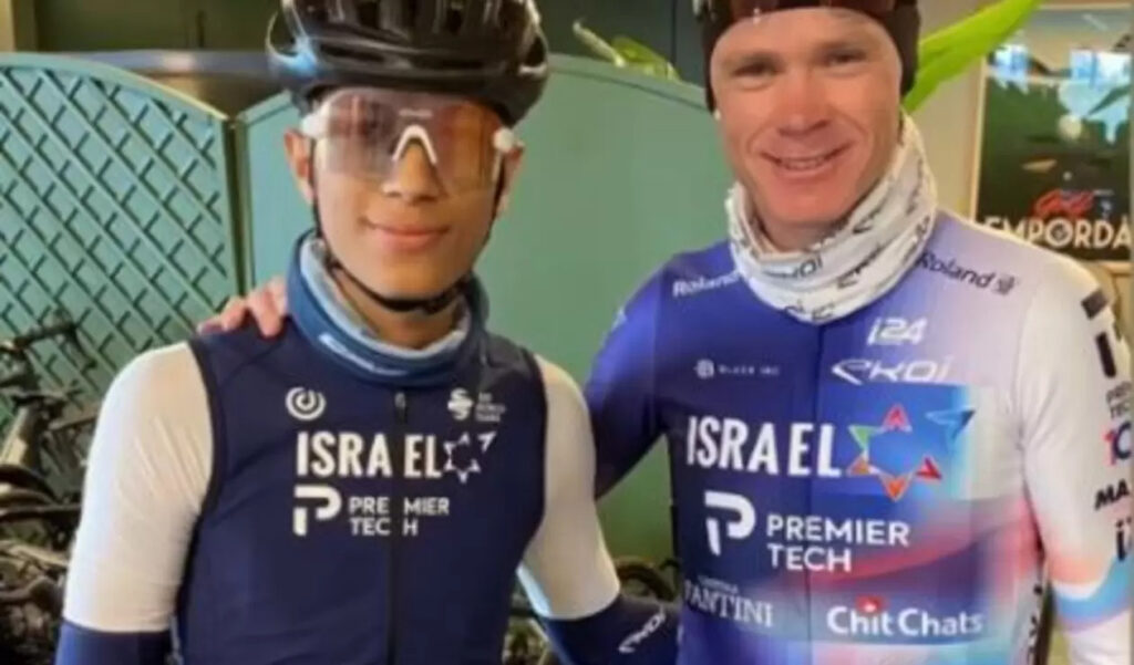 Froome con Quintero