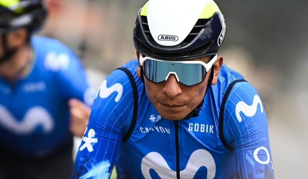 Nairo Quintana con gafas azules