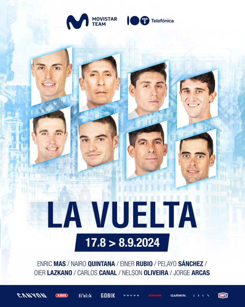 Line up Movistar Vuelta 2024