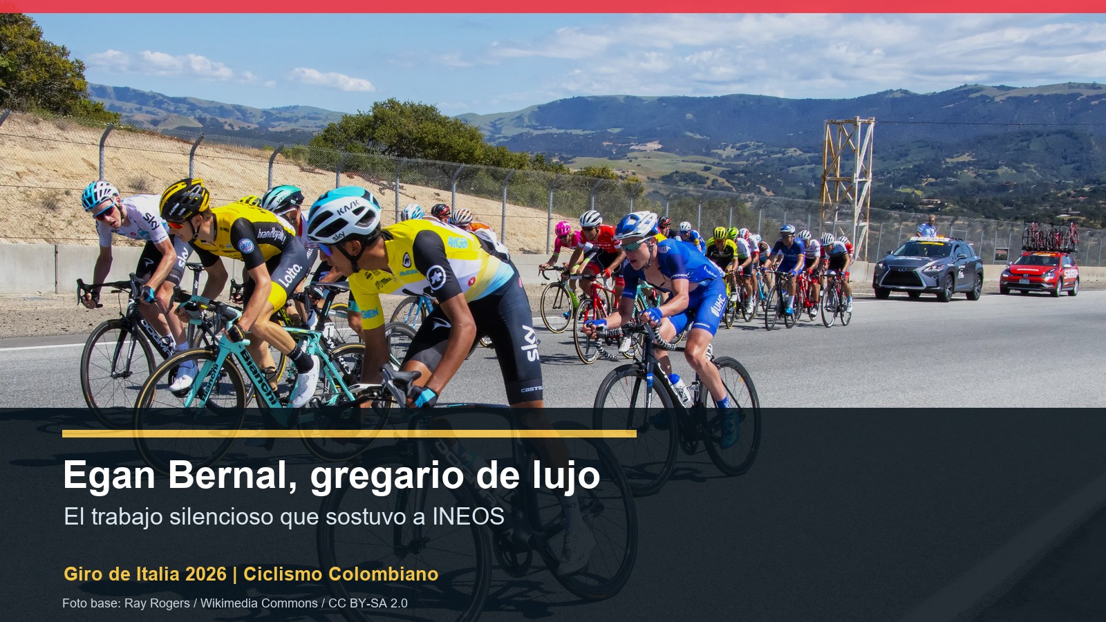 Egan Bernal, el gregario de lujo que sostuvo a INEOS en el Giro de Italia 2026 Egan Bernal como gregario de lujo en el Giro de Italia 2026 con Netcompany INEOS