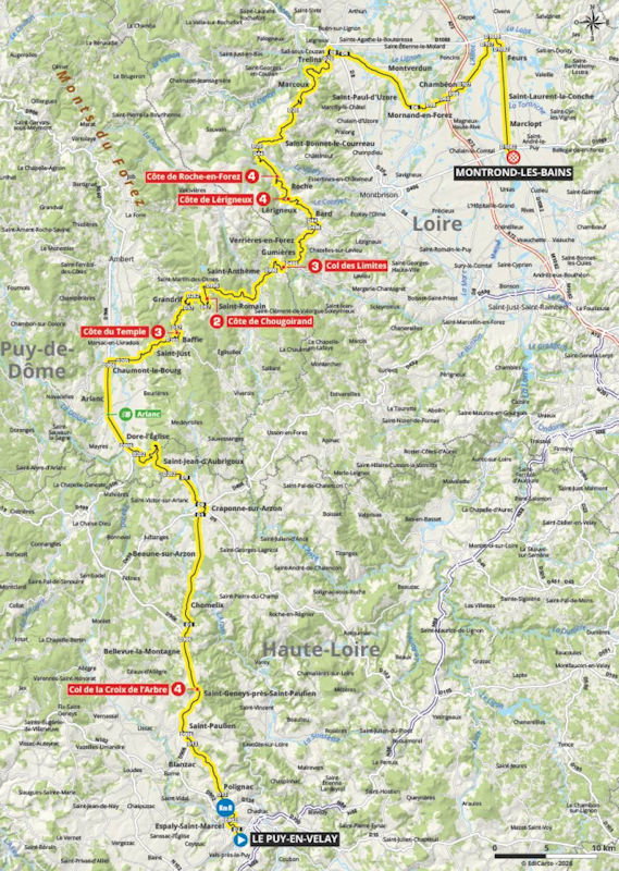 Dónde ver en Latinoamérica la etapa 4 del Tour Auvergne – Rhône-Alpes 2026 Ruta de la etapa 4 del Tour Auvergne Rhône-Alpes 2026