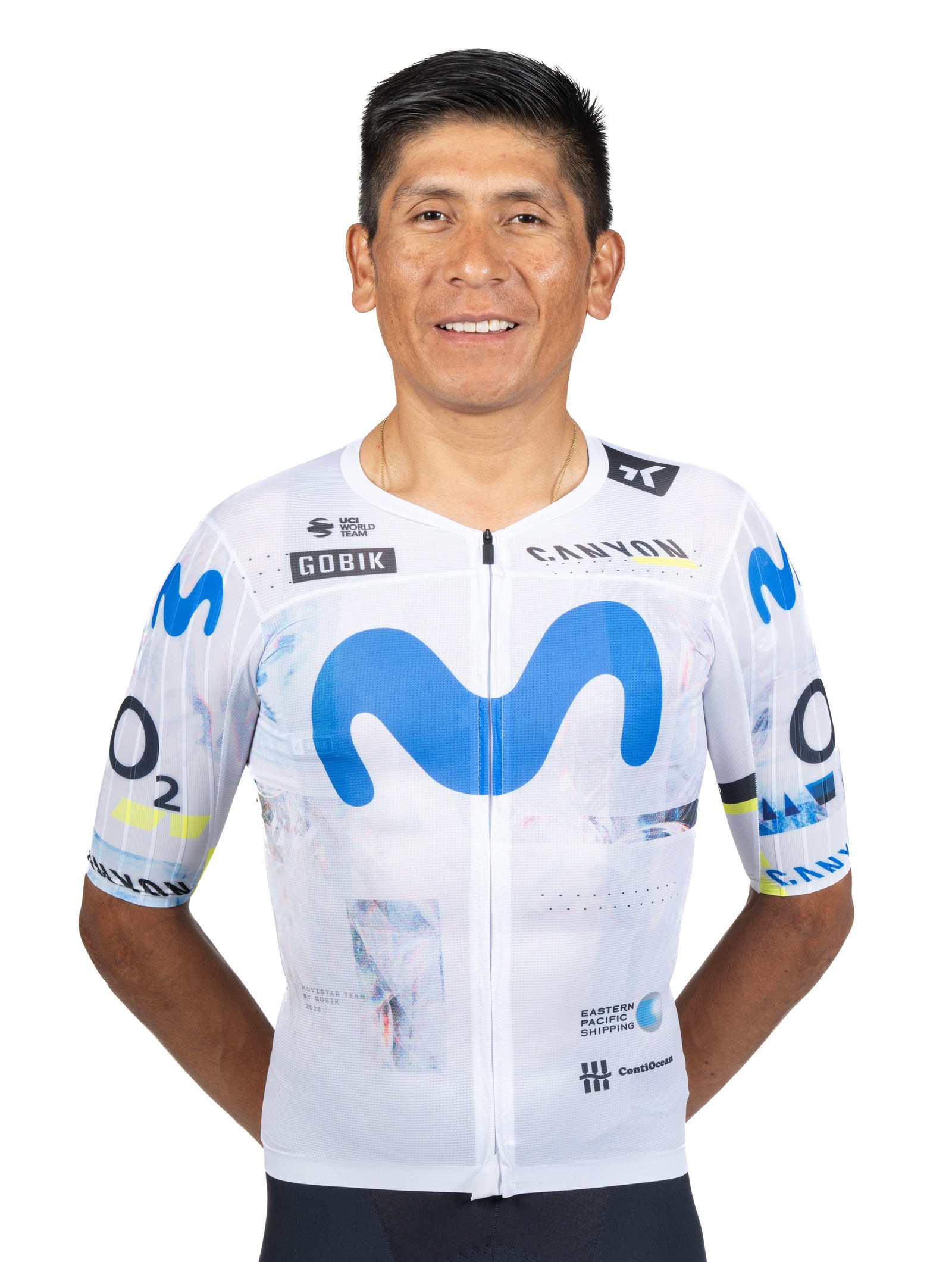 Así le fue a Nairo Quintana en la etapa 4 del Tour de Suiza 2026 Nairo Quintana con el uniforme 2026 del Movistar Team