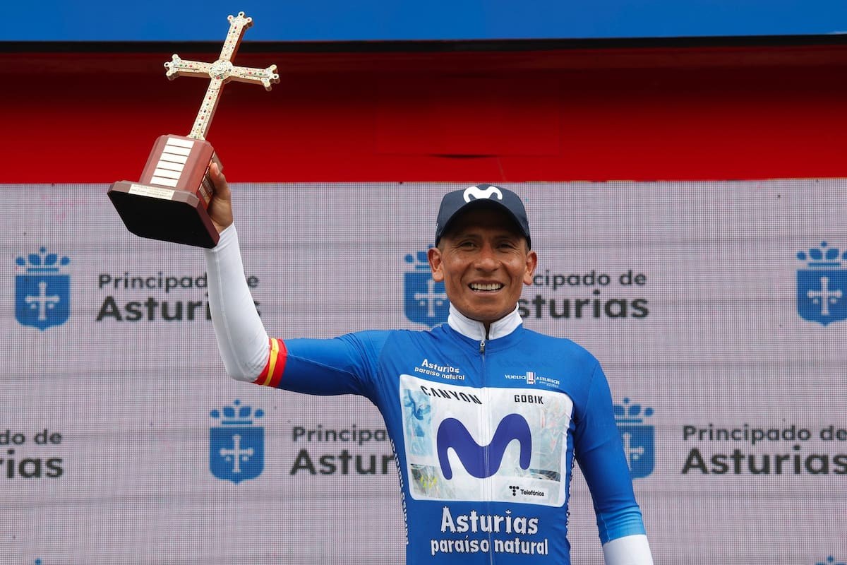 Nairo Quintana en material oficial del Movistar Team