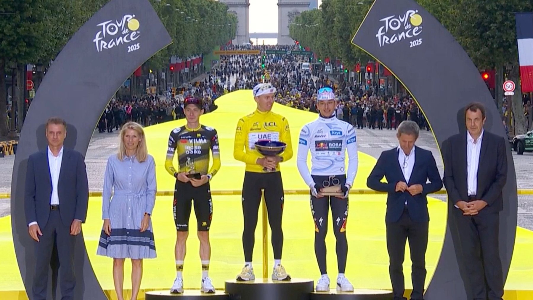 Tour de Francia 2026: Favoritos Podio del Tour de Francia 2025 con Pogačar, Vingegaard y Lipowitz