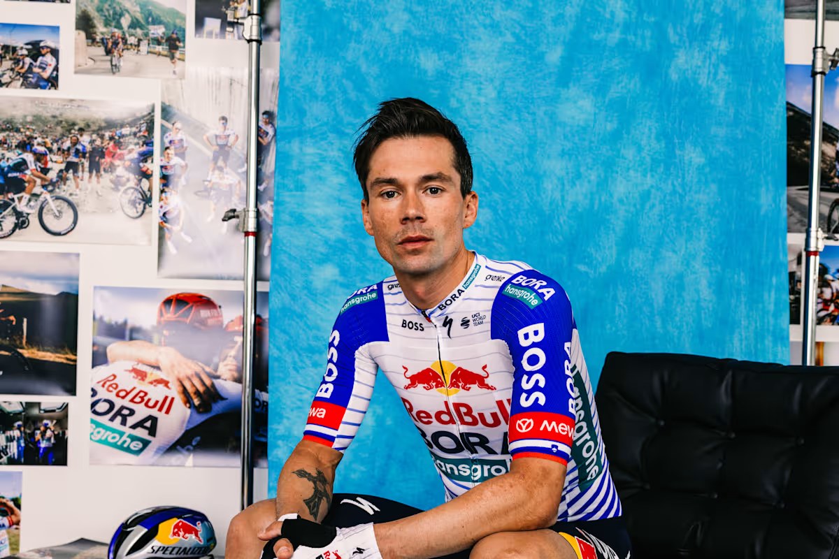 Primož Roglič con Red Bull BORA hansgrohe