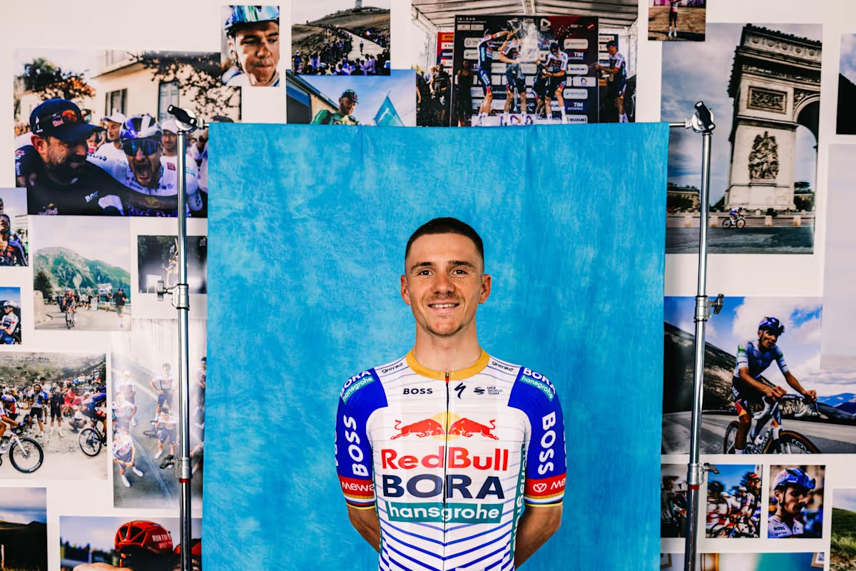 Remco Evenepoel con Red Bull BORA hansgrohe