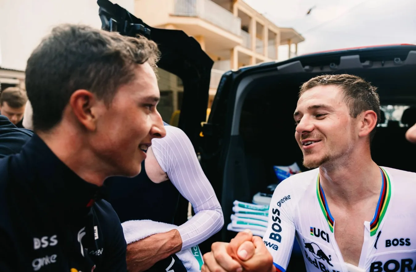 Remco Evenepoel y Florian Lipowitz con Red Bull-BORA antes del Tour de Francia 2026