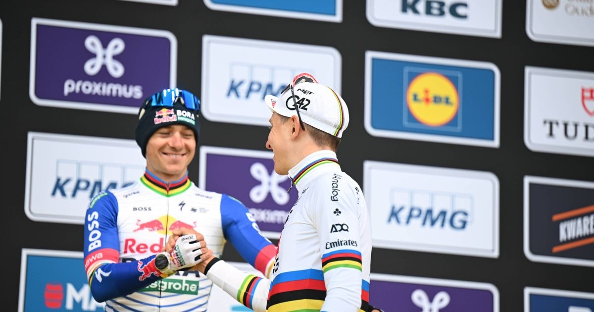 El plan paciente que Remco necesitaría contra Pogacar Remco Evenepoel y Tadej Pogacar antes del Tour de Francia
